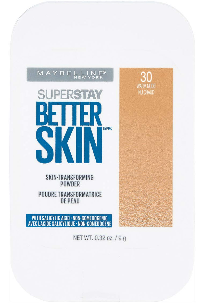 Maybelline New York Super Stay Better Skin Powder, Warm Nude, 0.32 Oz.