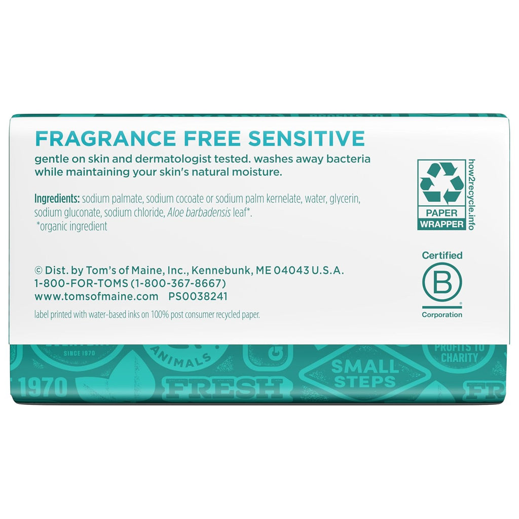 Natural Beauty Bar Soap, Fragrance Free, 5 Oz (6 Pack) | Sensitive Skin, Soap Bar, Soap Bar for Women, Gentle Cleansing, Personal Care Product, Everyday Clean, Daily Skincare Routine