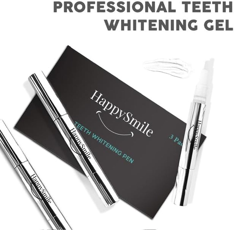Teeth Whitening Pen Set of 3, Gentle on Sensitive Teeth | Achieve a Brighter Smile, Easier than Strips or Other Whitening Kits, Professional Results