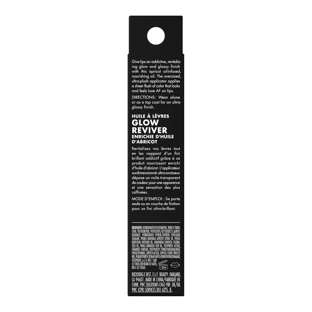 Glow Reviver Lip Oil, Red Delicious | Nourishing Tinted Lip Oil for a High-Shine Finish, Infused with Jojoba Oil, Vegan & Cruelty-Free