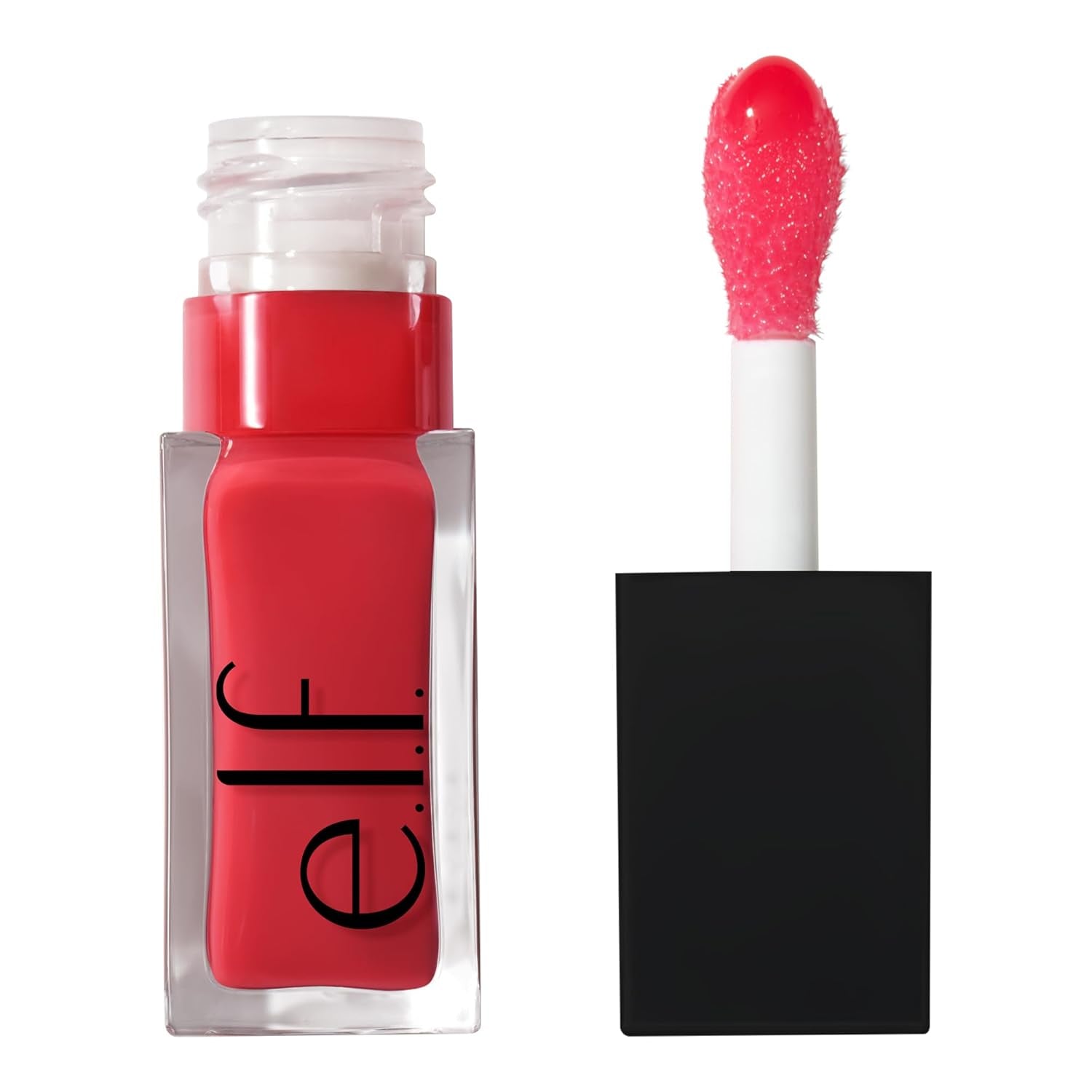 Glow Reviver Lip Oil, Red Delicious | Nourishing Tinted Lip Oil for a High-Shine Finish, Infused with Jojoba Oil, Vegan & Cruelty-Free