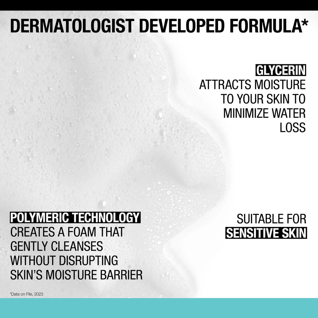 (2 Pack)  Ultra Gentle Foaming Facial Cleanser, Daily Face Wash, 12 Fl. Oz