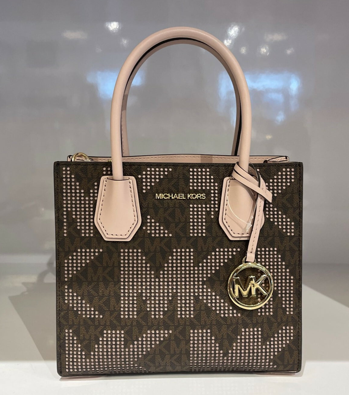 Michael Kors MERCER Medium Satchel Shoulder Messenger Crossbody Bag