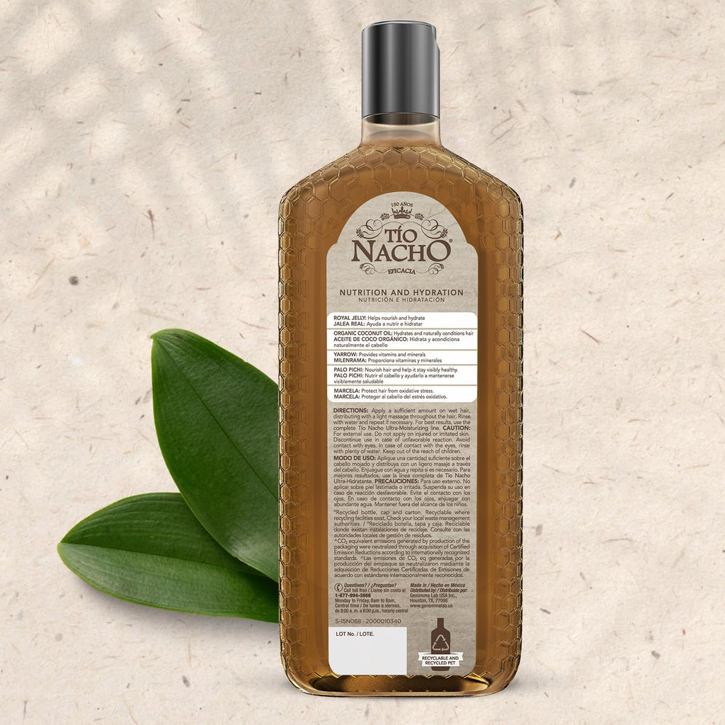 Ultra-Moisturizing Frizz Control Shampoo, 14 Fl Oz, Organic Coconut Oil and Royal Jelly, Deep Hydration, Natural Botanical Extracts, anti Hair Loss Shampoo, Gentle Formula | Organic Coconut Oil and Royal Jelly, Deep Hydration, Natural Botanical Extracts, anti Hair Loss Shampoo, Gentle Formula