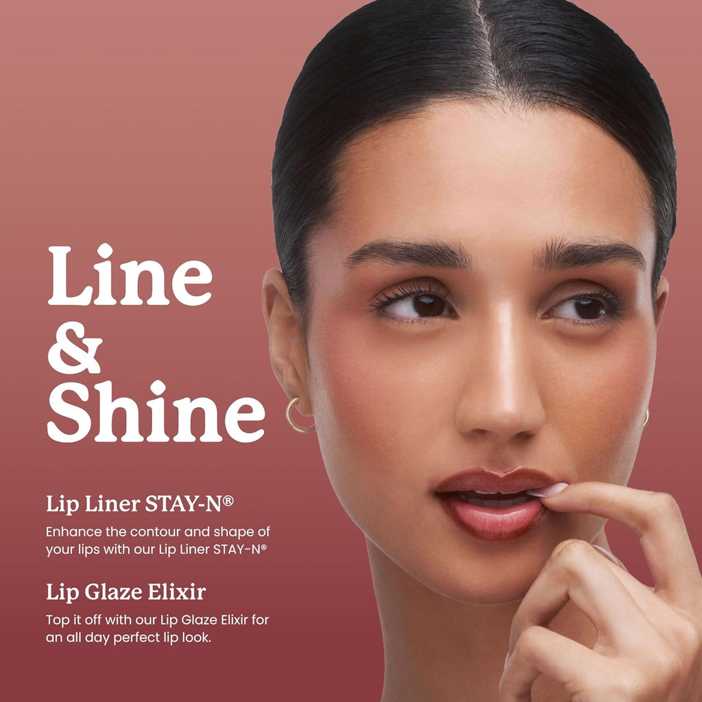 Lip Elixir Hydrating Lip Gloss, High-Shine, Bunny Tongue (Pink) | 3-In-1 Balm, Gloss & Oil, Glossy & Non-Sticky Finish, Infused with Vegan Collagen, Shea Butter & Vitamin E, Improves Texture
