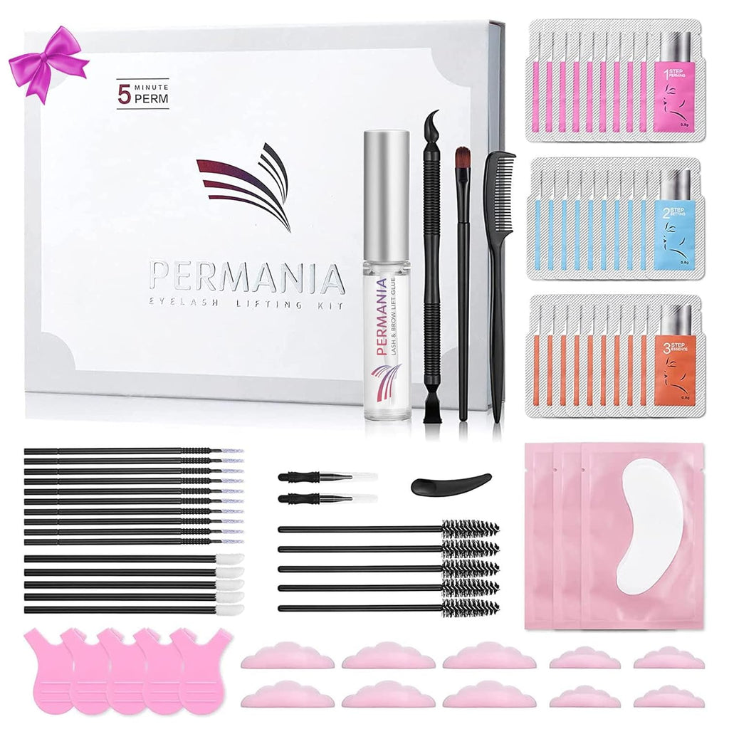 Lash Lift Kit, 30 Pcs Disposable Sachet Fast Lifting DIY at Home | Eyelash Perm and Brow Lamination Kit for Salon or at Home Use