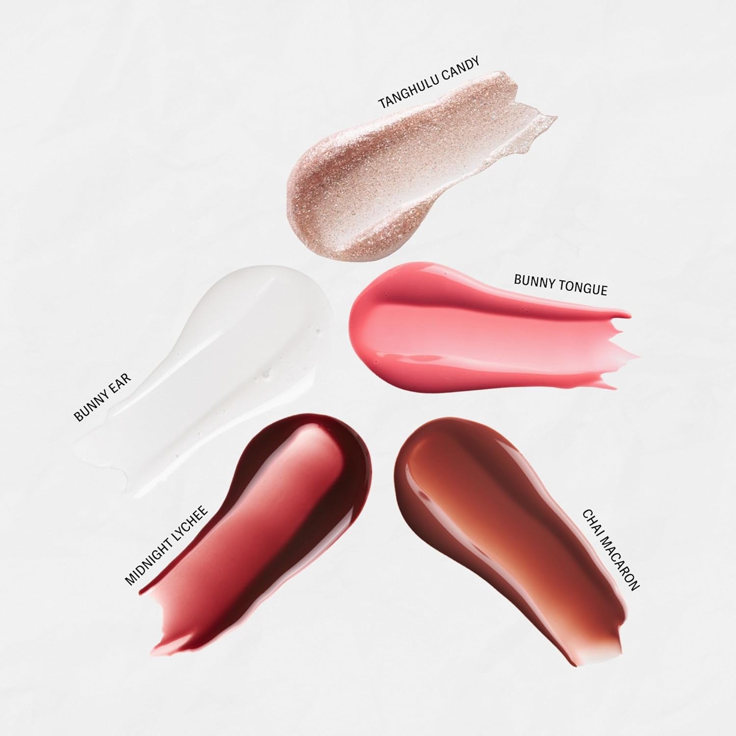 Lip Elixir Hydrating Lip Gloss, High-Shine, Bunny Tongue (Pink) | 3-In-1 Balm, Gloss & Oil, Glossy & Non-Sticky Finish, Infused with Vegan Collagen, Shea Butter & Vitamin E, Improves Texture