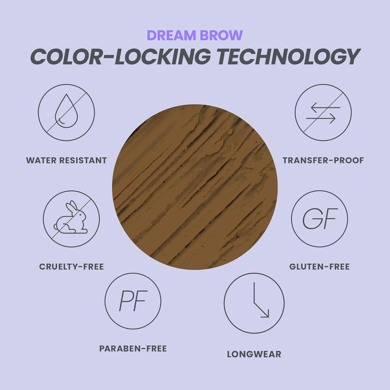 Eyebrow Gel - Long Lasting Eyebrow Gel, Tinted Brow Filler | Tinted Blonde Brow Gel Adds Natural-Looking Color, Volume, and Flexible All-Day Hold.