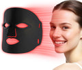 Red Light Therapy for Face, 7 Colors Red Light Therapy Mask, Black | LED Facial Mask for Wrinkle Remove & anti Aging, Skin Care Home Use, (Upgraded Version)