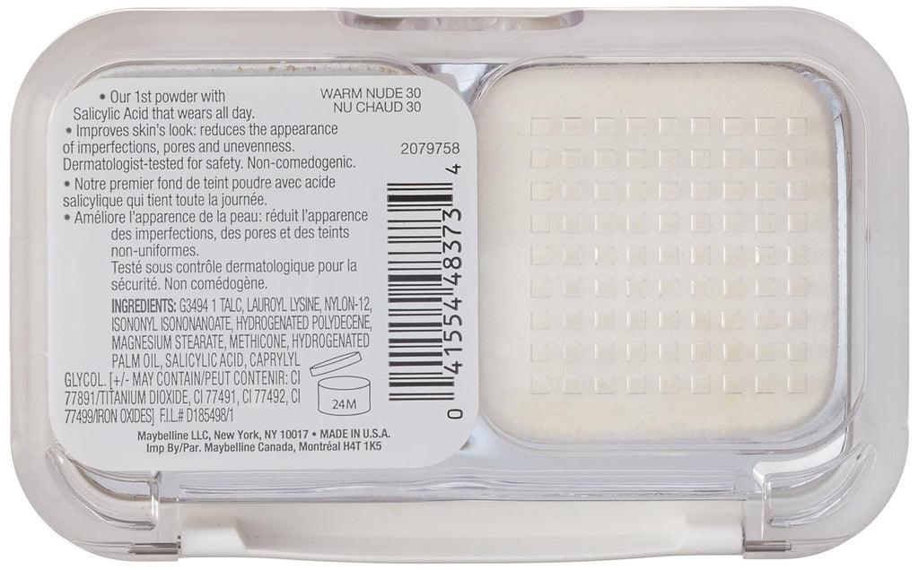 Maybelline New York Super Stay Better Skin Powder, Warm Nude, 0.32 Oz.