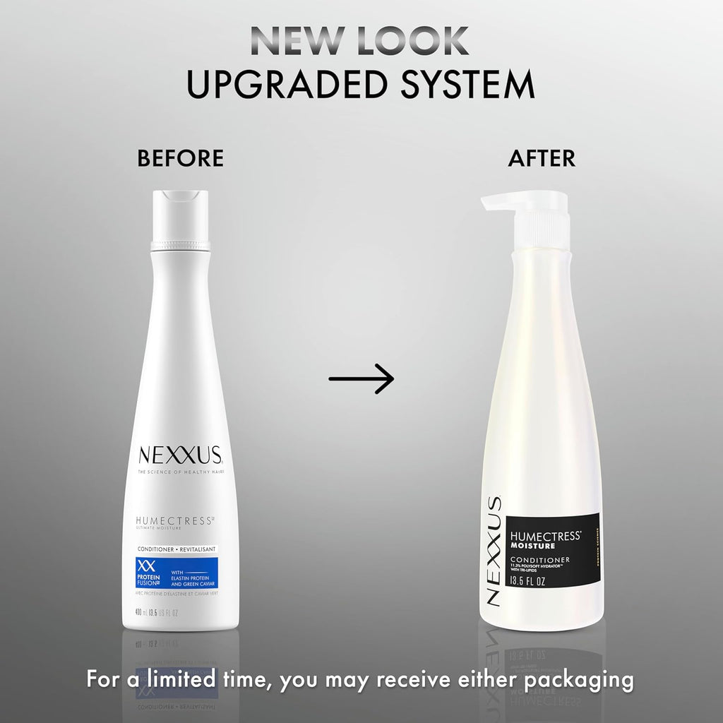 Nexxus HUMECTRESS Conditioner for Ultimate Moisture for Dry Hair Powered by POLYSOFT HYDRATOR Technology with Tri-Lipids 13.5 Oz