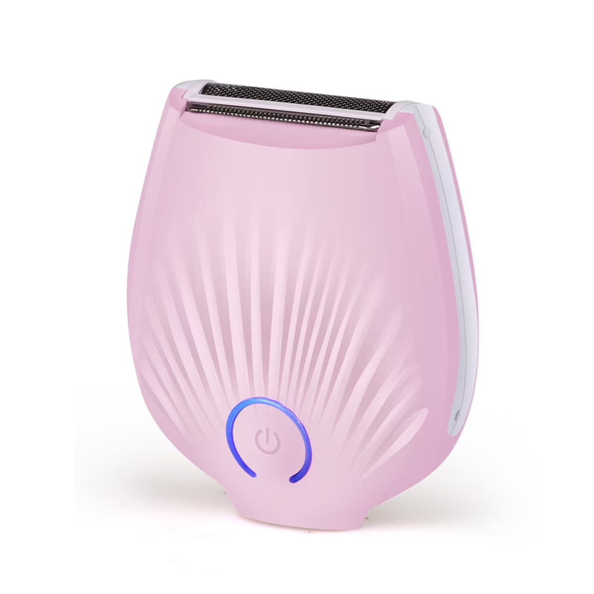 Electric Razor for Women - Womens Shaver Bikini Trimmer Body Hair Removal for Legs and Underarms Rechargeable Wet and Dry Painless Cordless with LED Light,Pink
