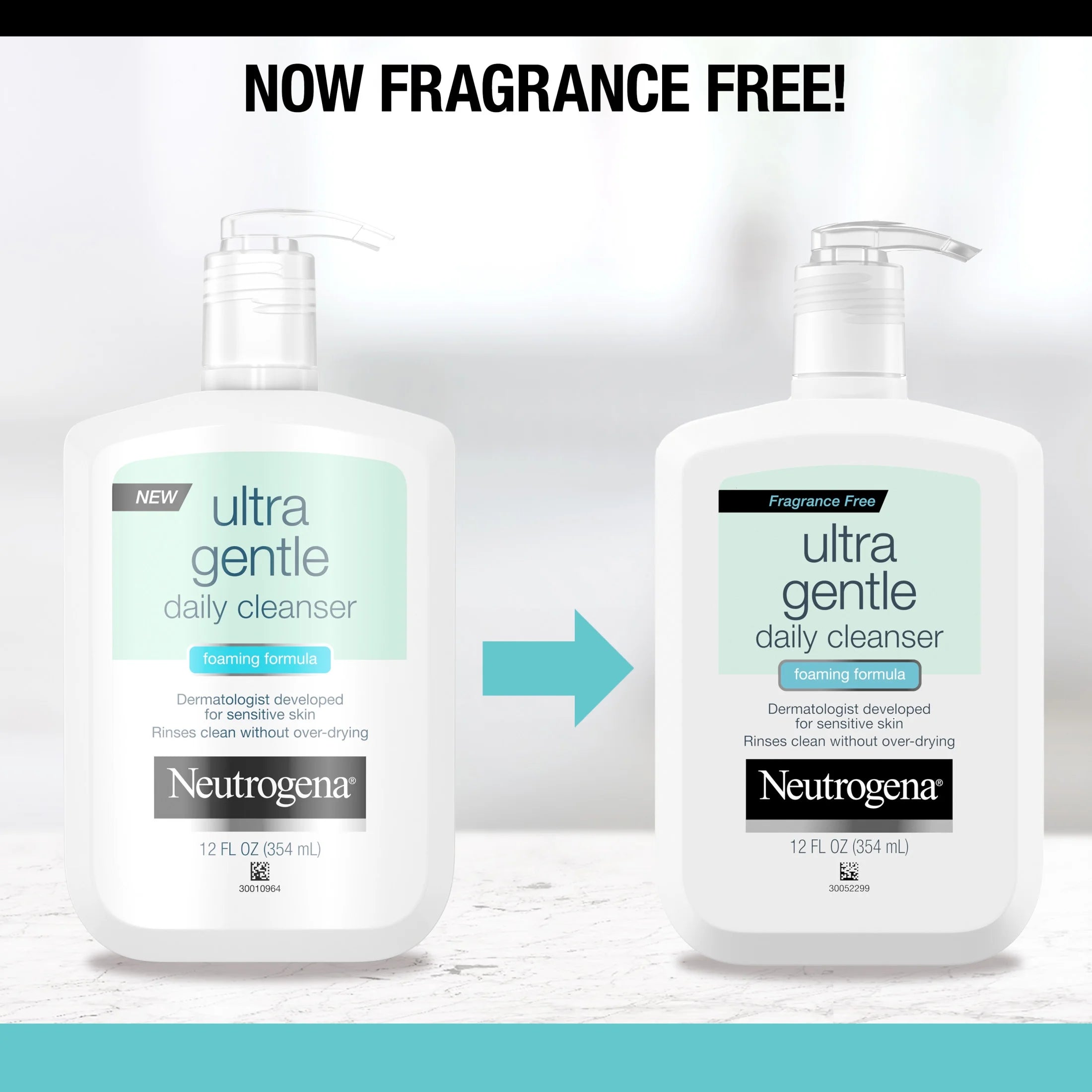 (2 Pack)  Ultra Gentle Foaming Facial Cleanser, Daily Face Wash, 12 Fl. Oz