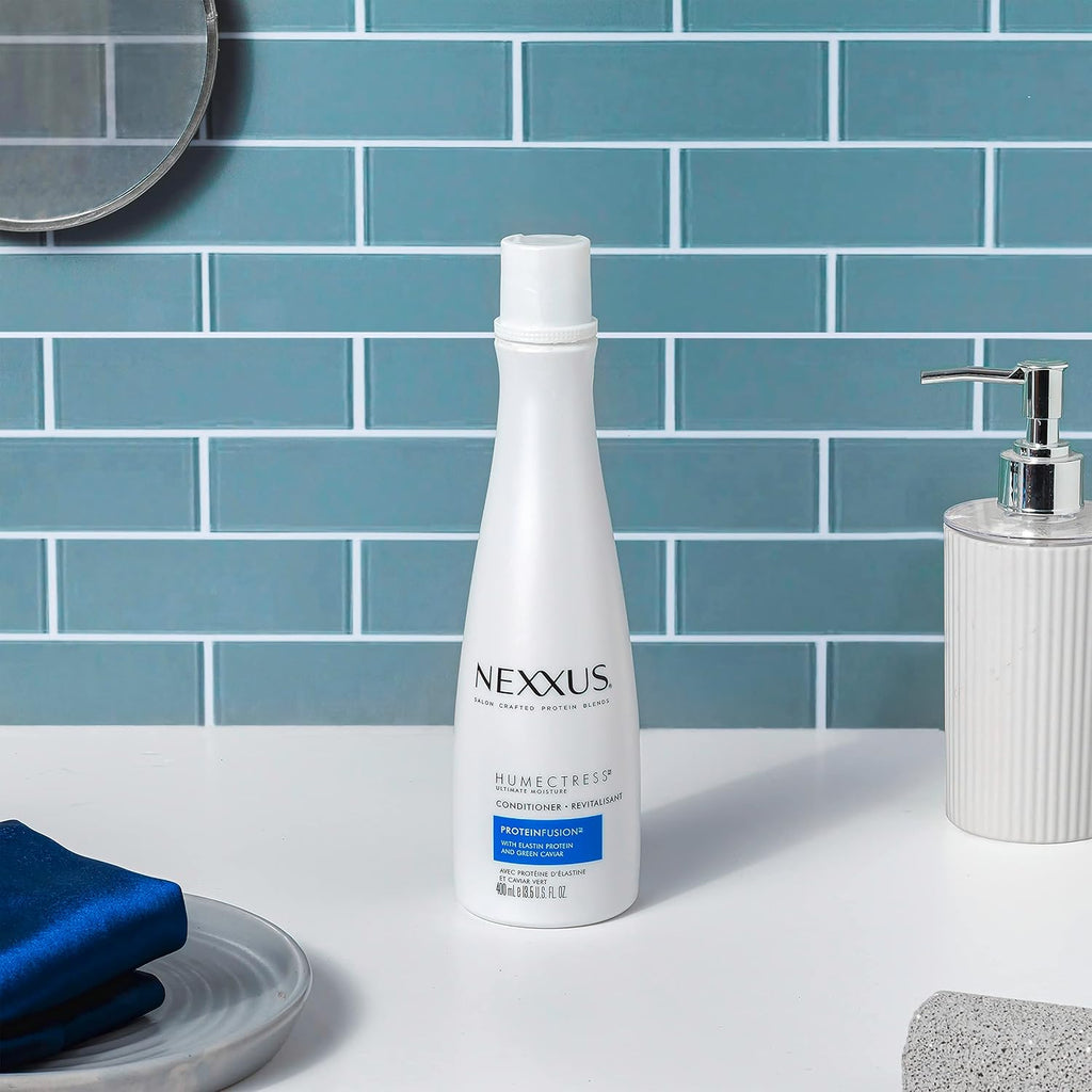 Nexxus HUMECTRESS Conditioner for Ultimate Moisture for Dry Hair Powered by POLYSOFT HYDRATOR Technology with Tri-Lipids 13.5 Oz