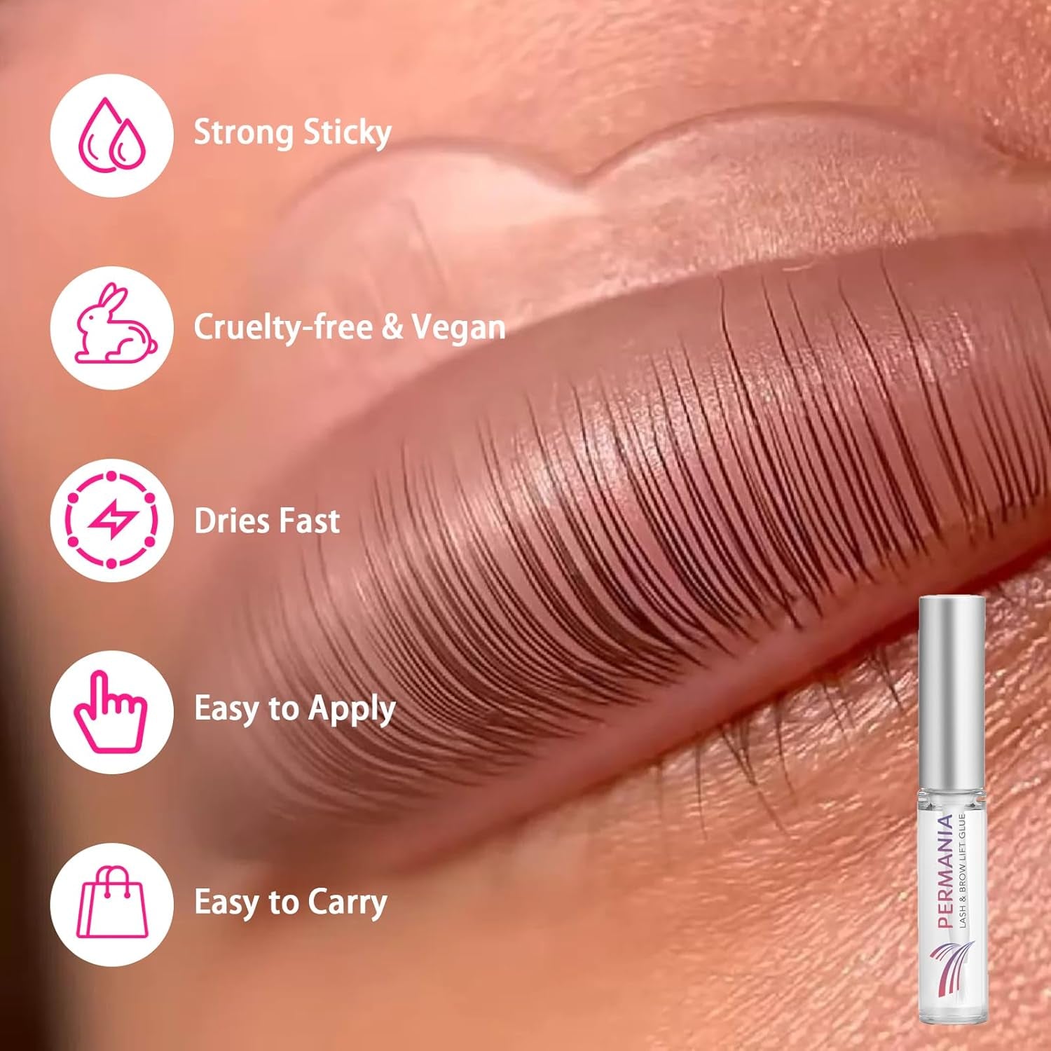 Lash Lift Kit, 30 Pcs Disposable Sachet Fast Lifting DIY at Home | Eyelash Perm and Brow Lamination Kit for Salon or at Home Use