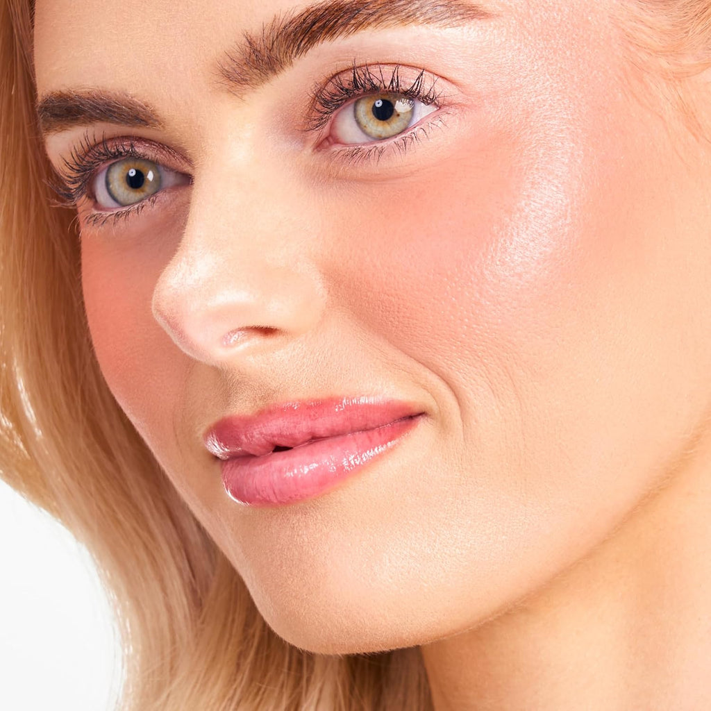 Lip Elixir Hydrating Lip Gloss, High-Shine, Bunny Tongue (Pink) | 3-In-1 Balm, Gloss & Oil, Glossy & Non-Sticky Finish, Infused with Vegan Collagen, Shea Butter & Vitamin E, Improves Texture