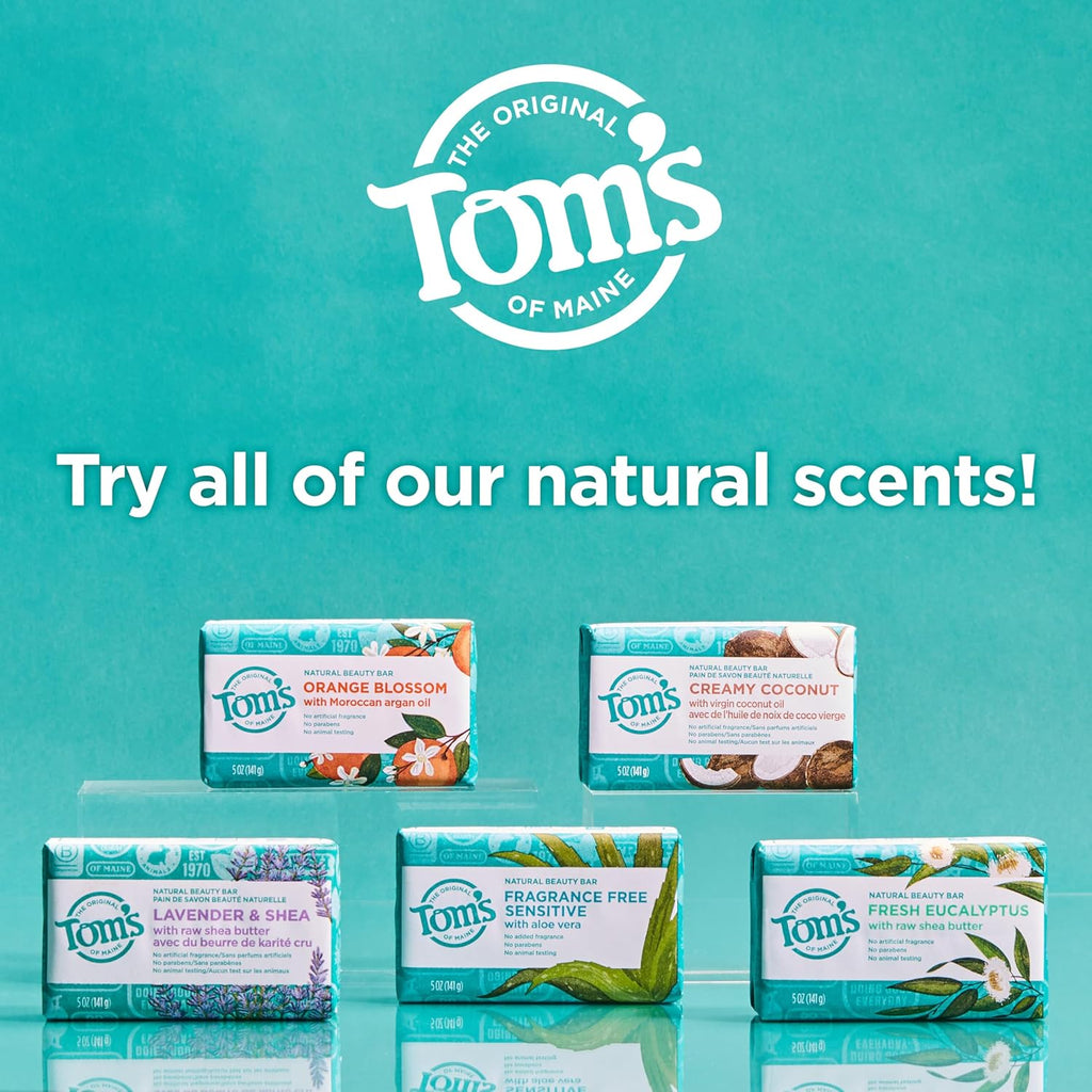 Natural Beauty Bar Soap, Fragrance Free, 5 Oz (6 Pack) | Sensitive Skin, Soap Bar, Soap Bar for Women, Gentle Cleansing, Personal Care Product, Everyday Clean, Daily Skincare Routine
