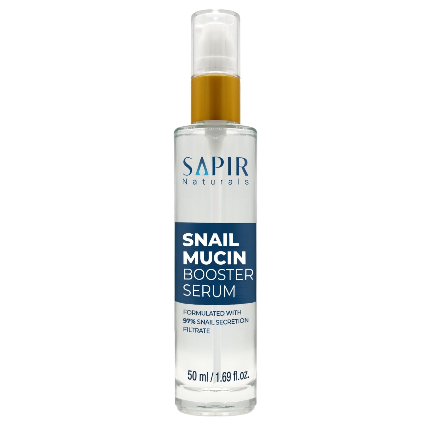 Snail Mucin Repair Booster 50 Ml – Formulated with 97% Snail Secretion Filtrate – Facial Skin Care for Women with Hyaluronic Acid – Anti‑Aging