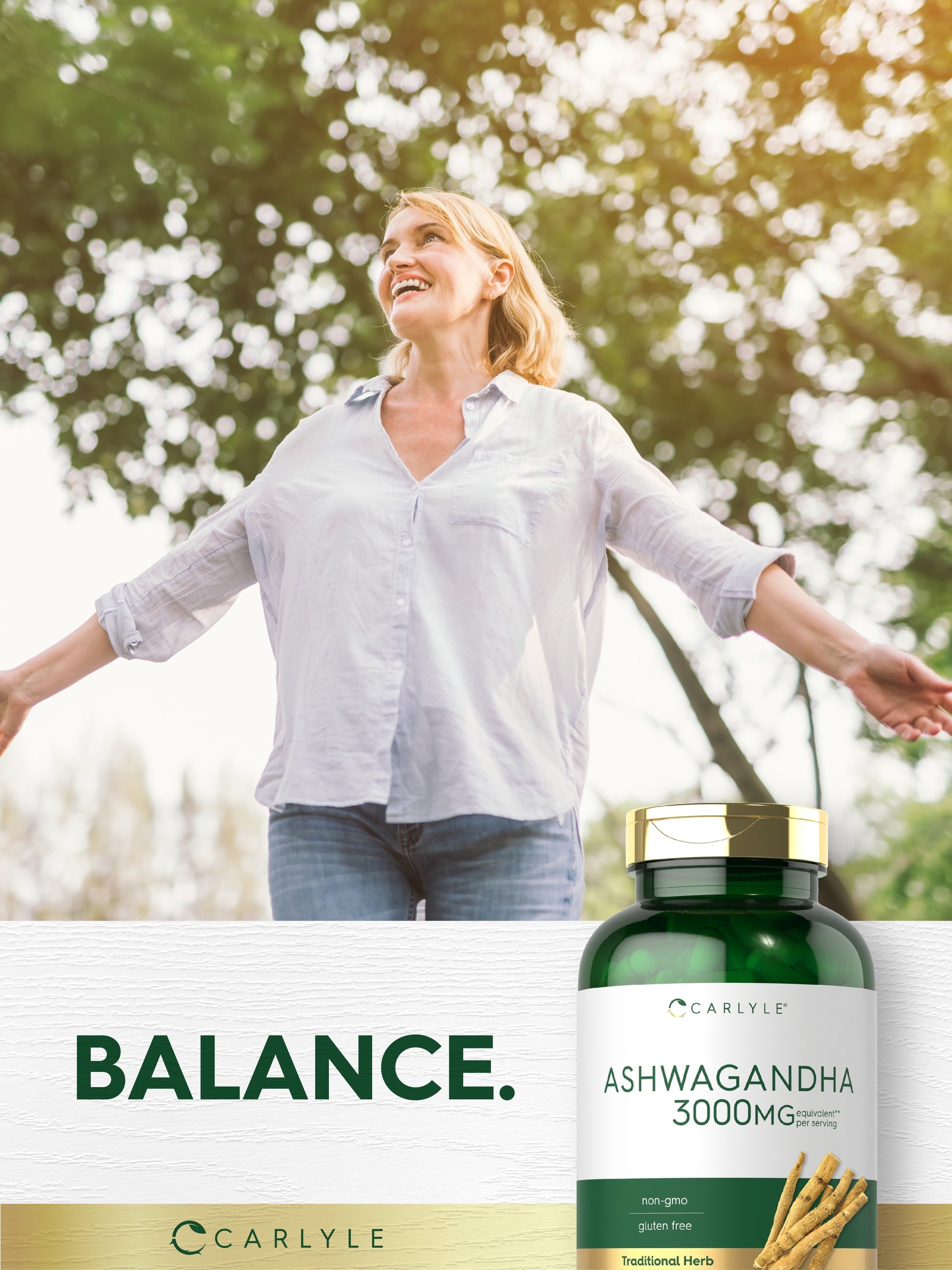 Ashwagandha Supplement 3000Mg | 300 Capsules for Men and Women | by