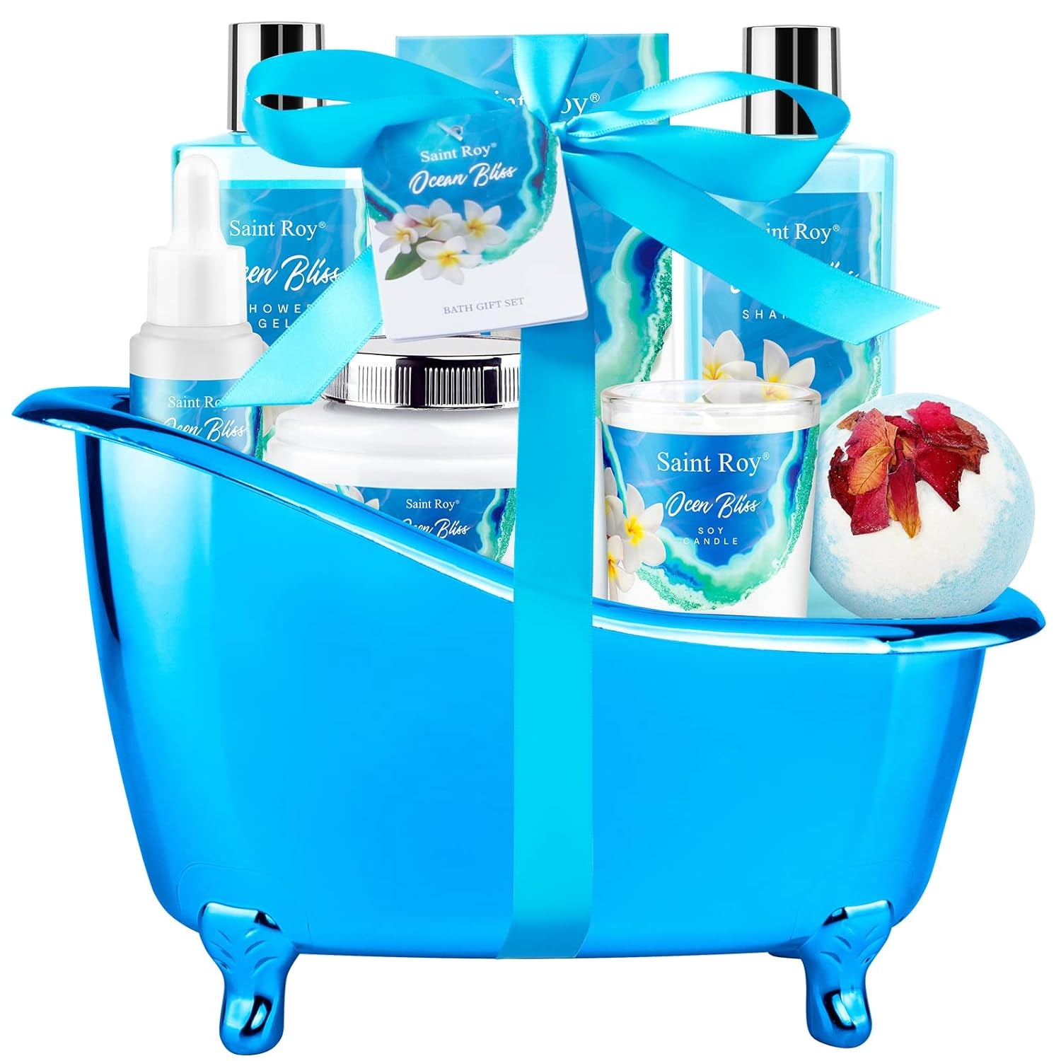 Spa Gift Basket Set for Women & Men | Bath & Body Gift Set, Bath Spa Basket